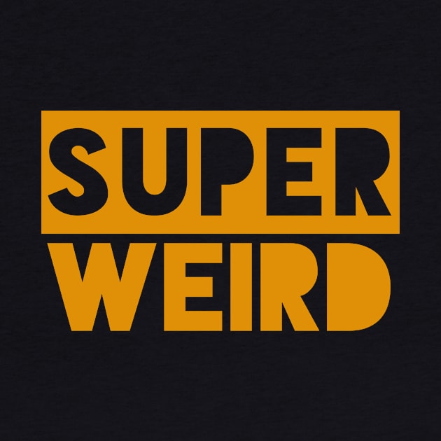 Super weird, orange on black design! by VellArt